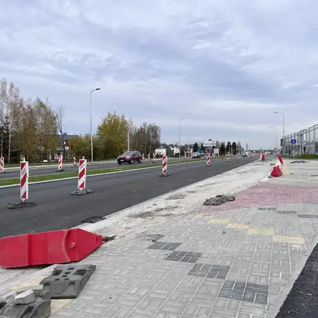 Przebudowa ul. Warszawskiej w Rzeszowie [listopad 2023] - fot 21